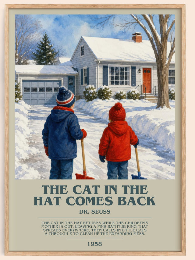 The Cat In The Hat Comes Back Bookish Wall Art by Dr. Seuss