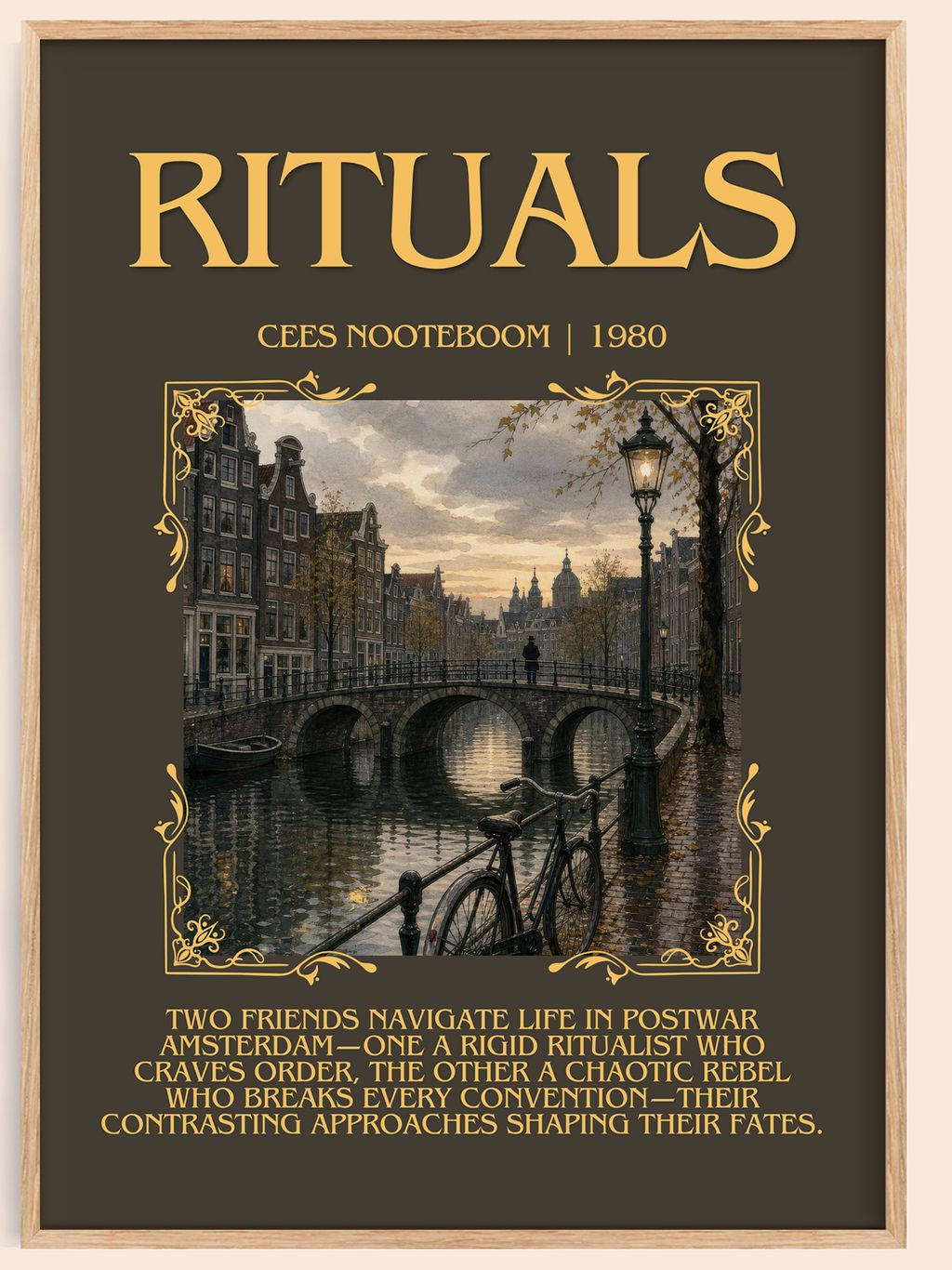 Rituals Minimalist Book Poster by Cees Nooteboom – book poster