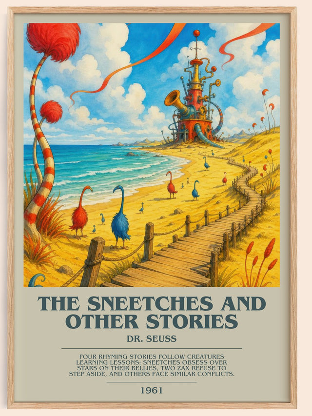The Sneetches And Other Stories Bookish Wall Art by Dr. Seuss