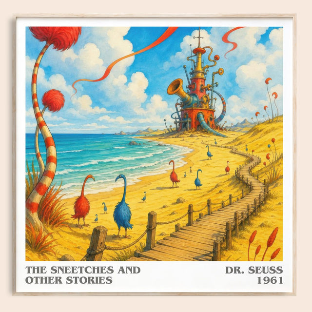 The Sneetches And Other Stories Literary Art Print by Dr. Seuss