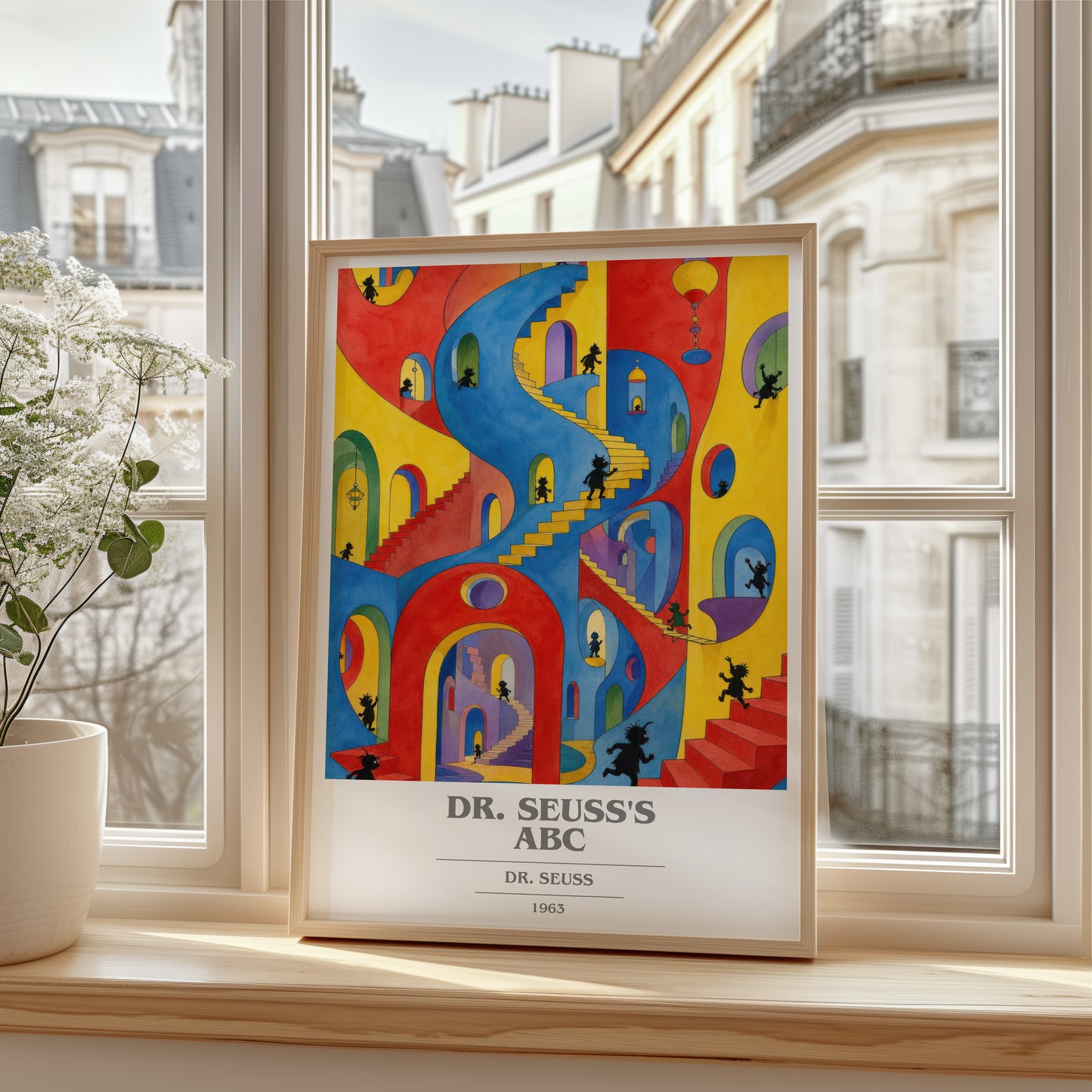 Dr. Seuss'S Abc book cover poster colour and style options – Dr. Seuss book art
