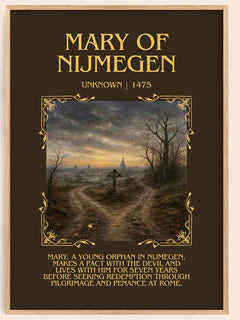 Mary Of Nijmegen Minimalist Book Poster by Unknown – book poster