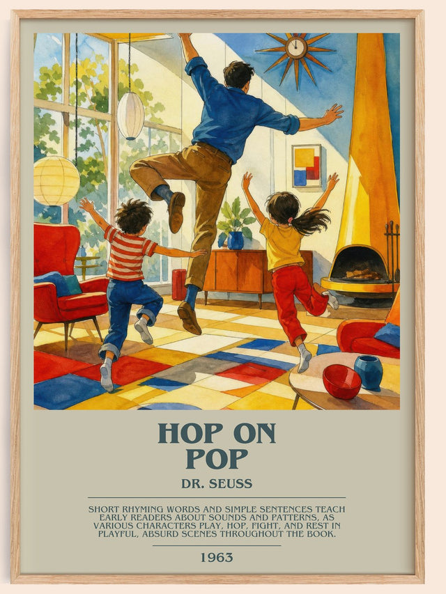 Hop On Pop Bookish Wall Art by Dr. Seuss