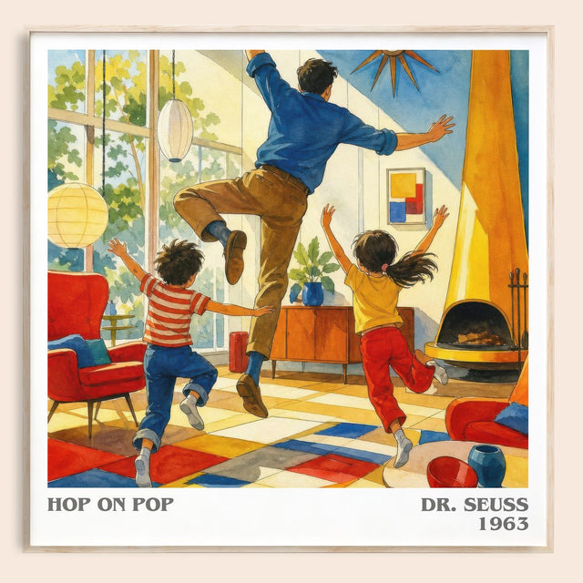 Hop On Pop Literary Art Print by Dr. Seuss