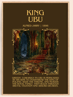 King Ubu Minimalist Book Poster by Alfred Jarry – book poster