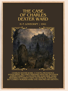 Case Of Charles Dexter Ward Minimalist Book Poster by H. P. Lovecraft – book poster