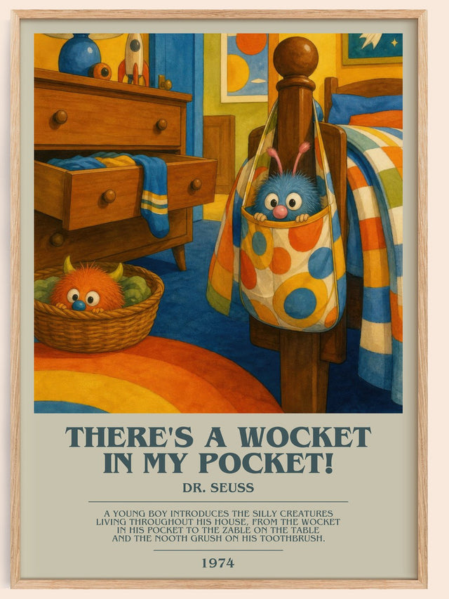 There'S A Wocket In My Pocket! Bookish Wall Art by Dr. Seuss
