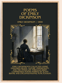 Poems of Emily Dickinson Minimalist Book Poster by Emily Dickinson – book poster