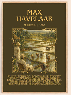 Max Havelaar Minimalist Book Poster by Multatuli – book poster