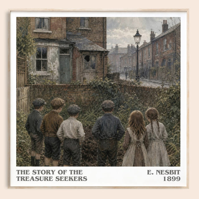 The Story Of The Treasure Seekers Literary Art Print by E. Nesbit