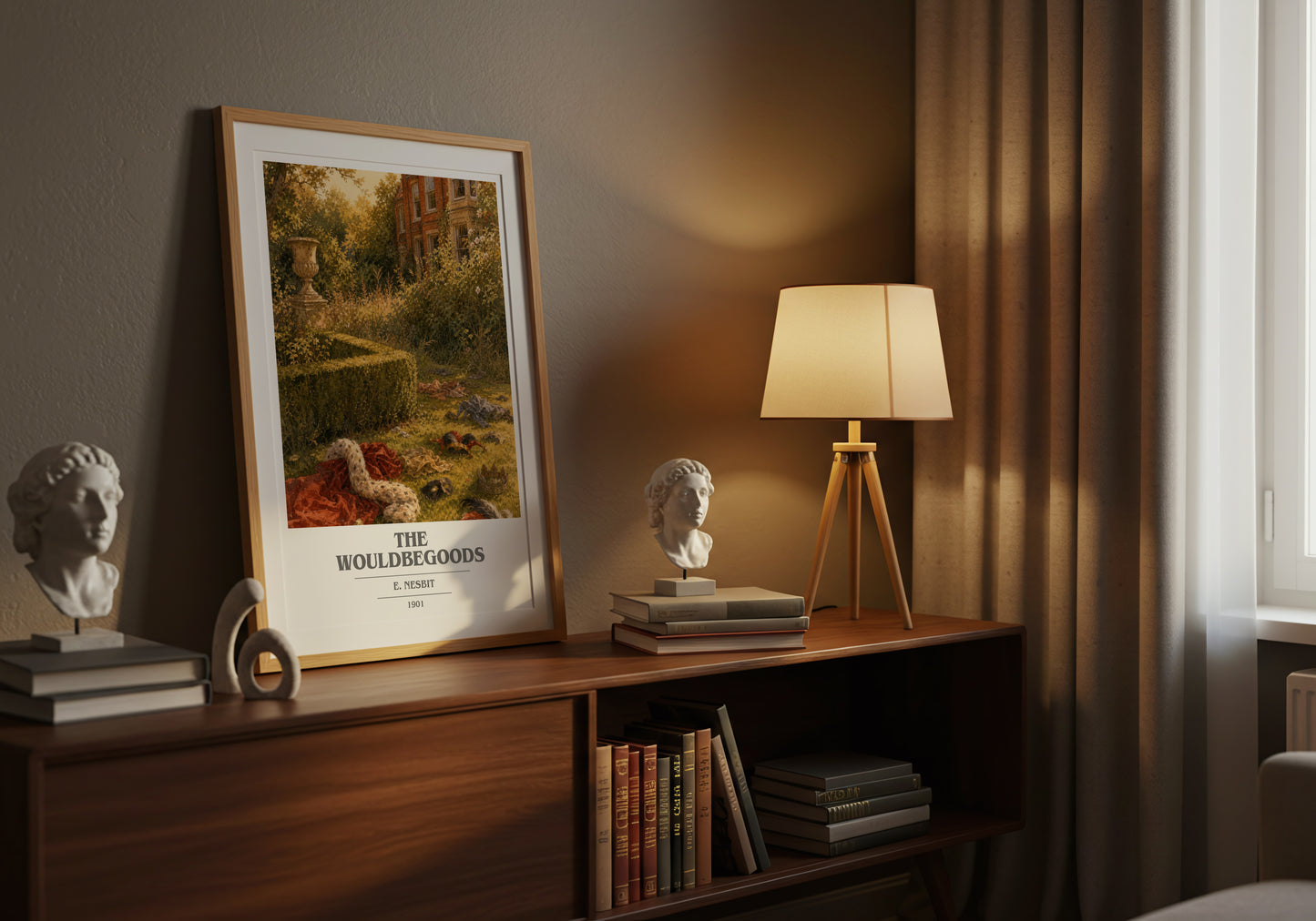 The Wouldbegoods book cover book poster framed on wall – childrens wall art