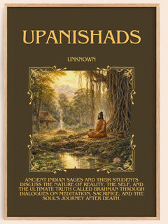 Upanishads Minimalist Book Poster by Unknown – book poster