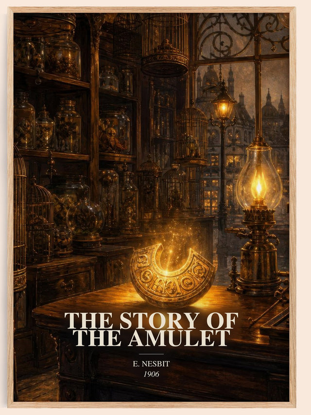 The Story Of The Amulet Book Watercolour Illustration by E. Nesbit