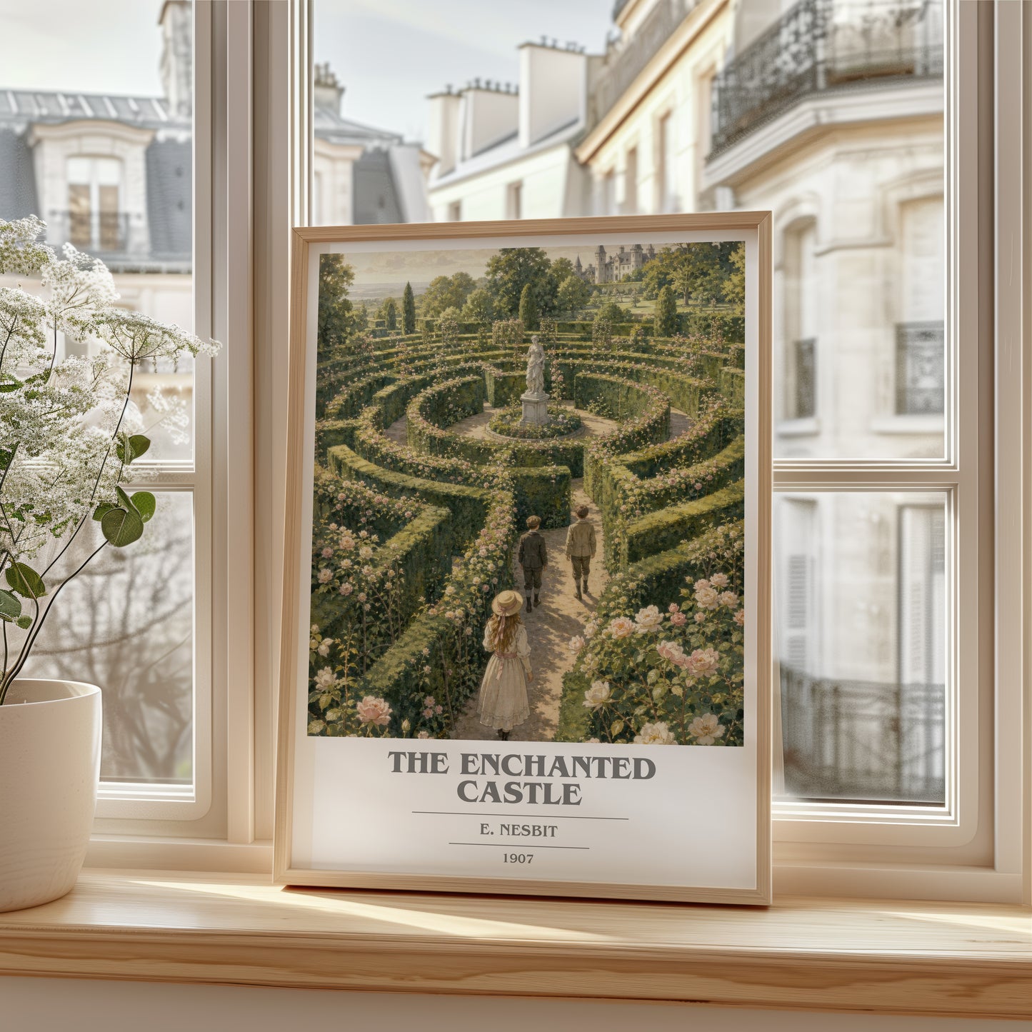 The Enchanted Castle book cover poster colour and style options – E. Nesbit book art