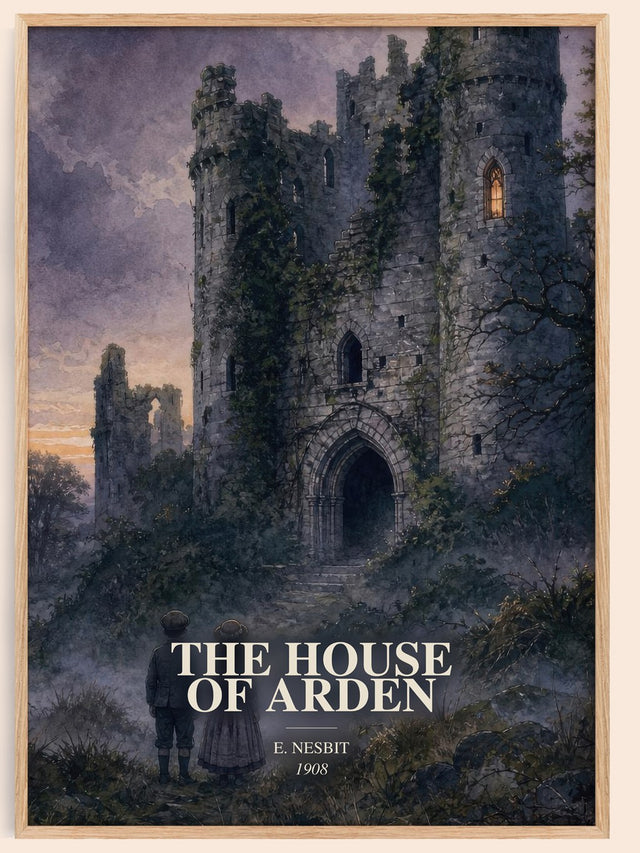 The House Of Arden Book Watercolour Illustration by E. Nesbit