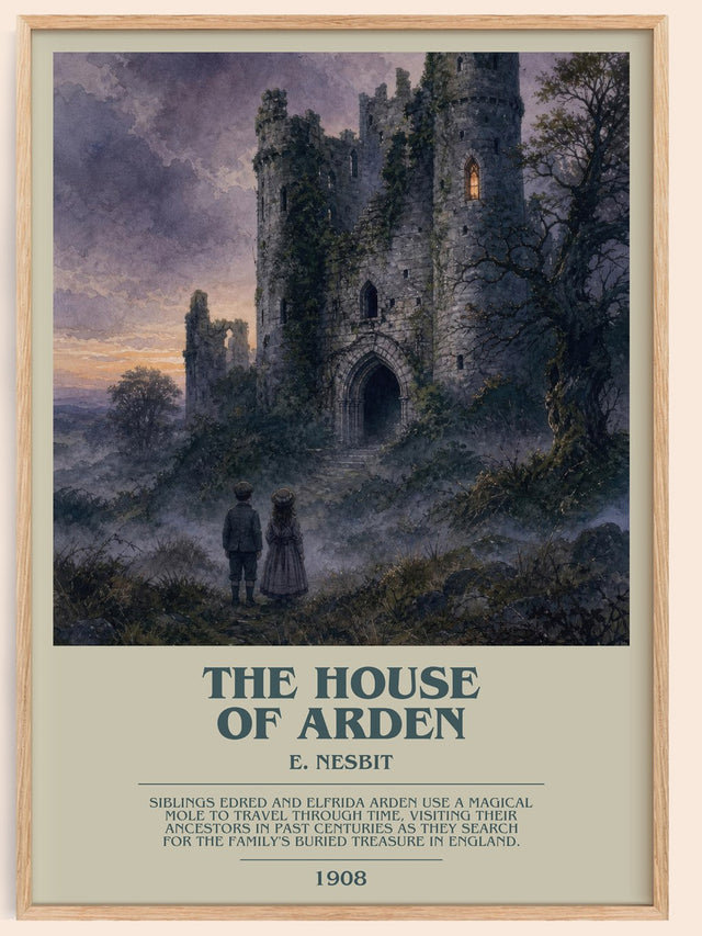 The House Of Arden Bookish Wall Art by E. Nesbit
