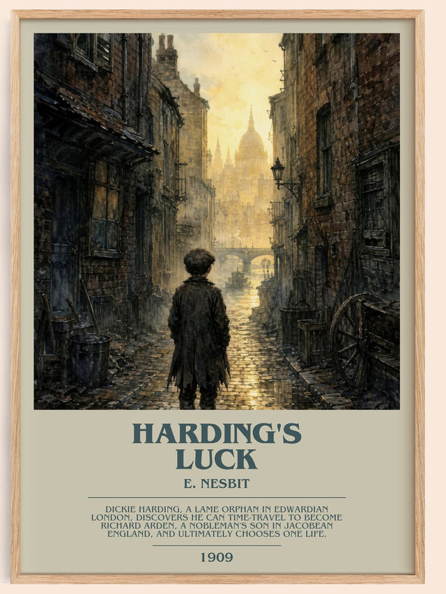 Harding'S Luck Bookish Wall Art by E. Nesbit