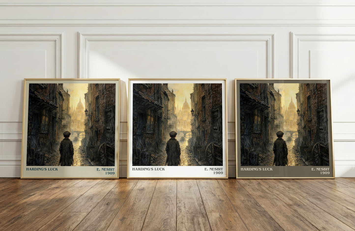 Harding'S Luck literary art print colour and style options – E. Nesbit book art