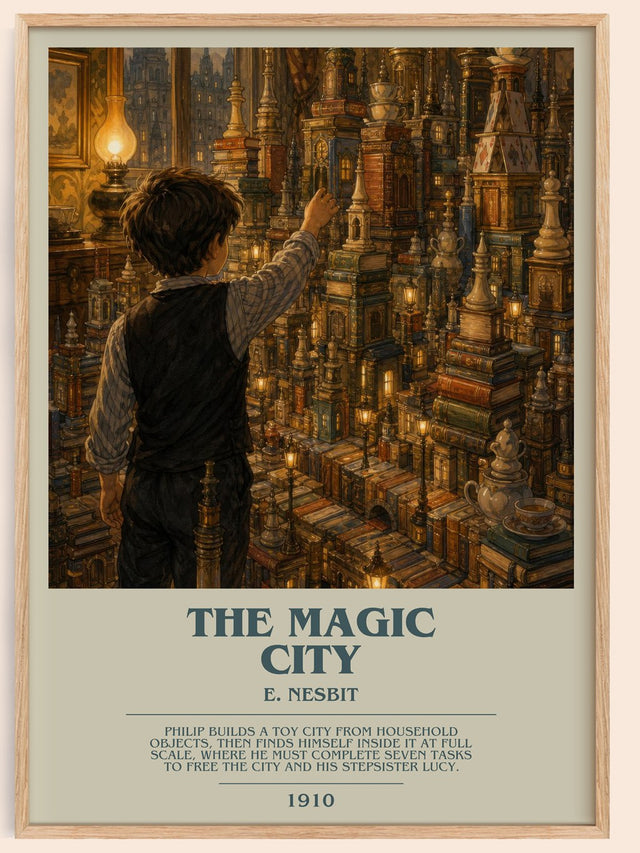The Magic City Bookish Wall Art by E. Nesbit