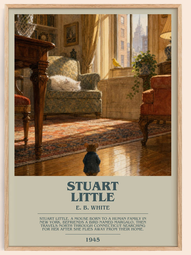Stuart Little Bookish Wall Art by E. B. White