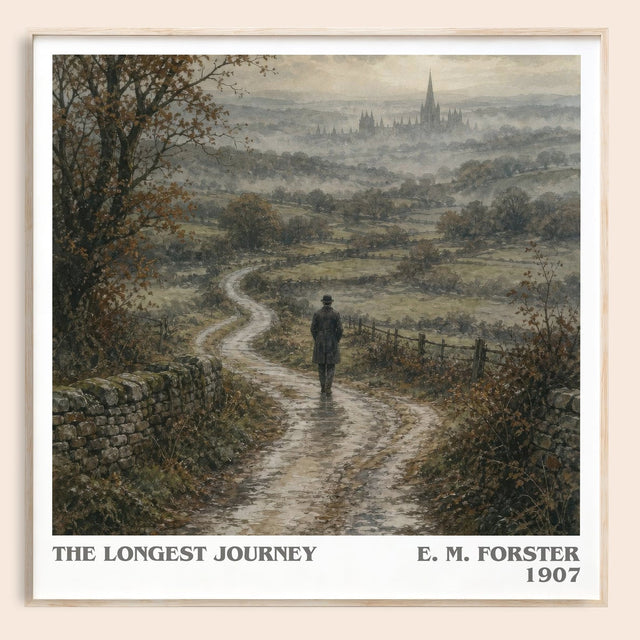 The Longest Journey Literary Art Print by E. M. Forster