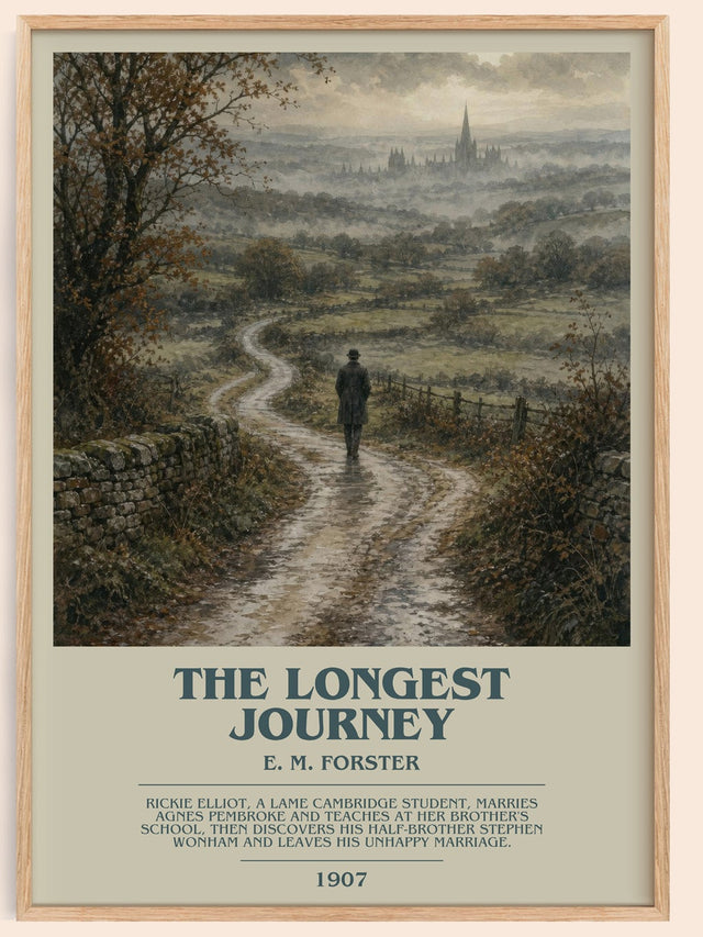 The Longest Journey Bookish Wall Art by E. M. Forster