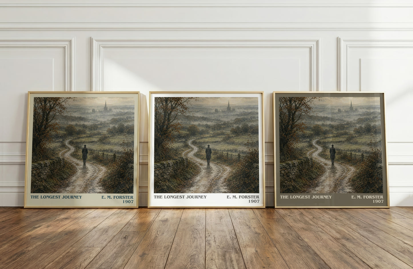 The Longest Journey literary art print colour and style options – E. M. Forster book art