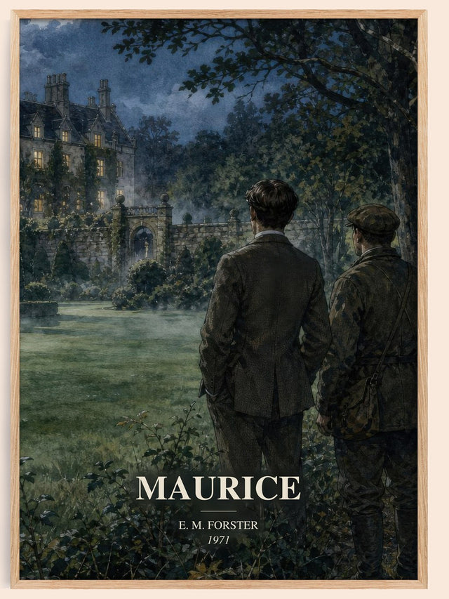 Maurice Book Watercolour Illustration by E. M. Forster