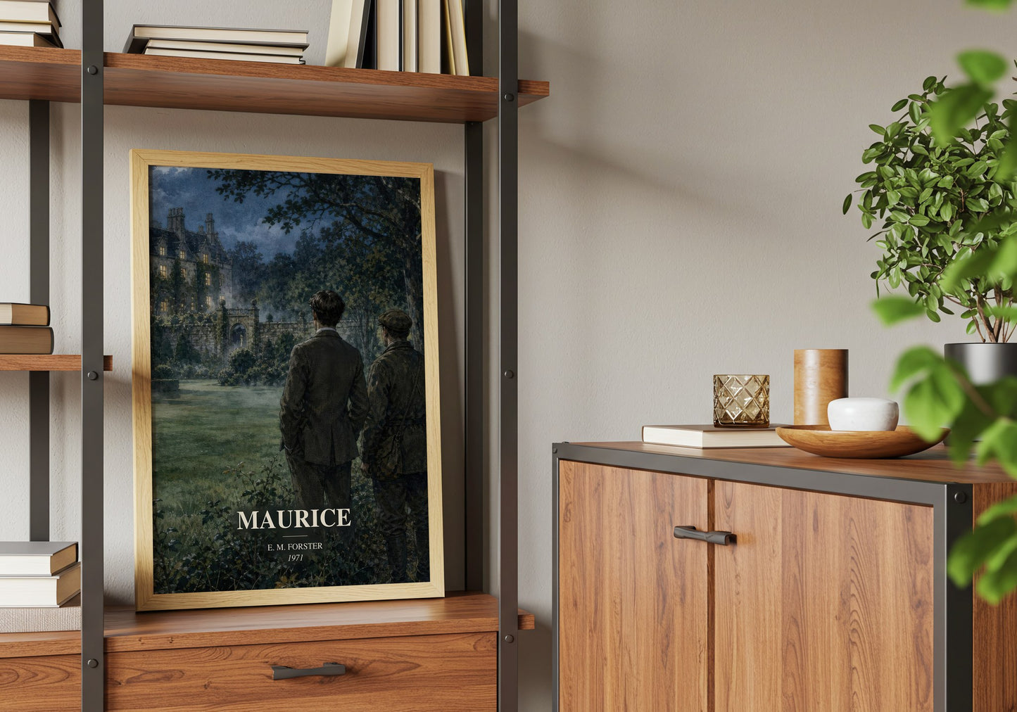 Maurice book watercolour illustration paper finish options – matte satin gloss