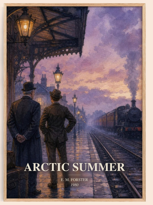 Arctic Summer Book Watercolour Illustration by E. M. Forster