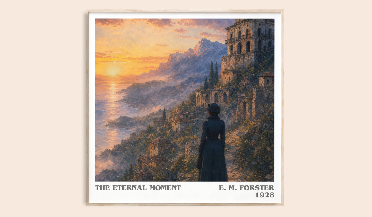 The Eternal Moment literary book poster by E. M. Forster – framed literary art print