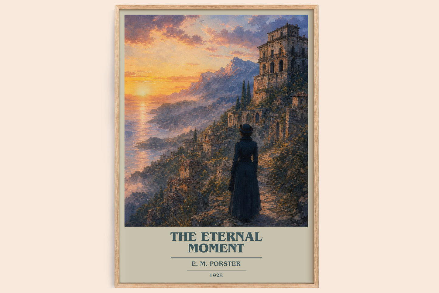 The Eternal Moment book cover book poster by E. M. Forster – framed literary art print