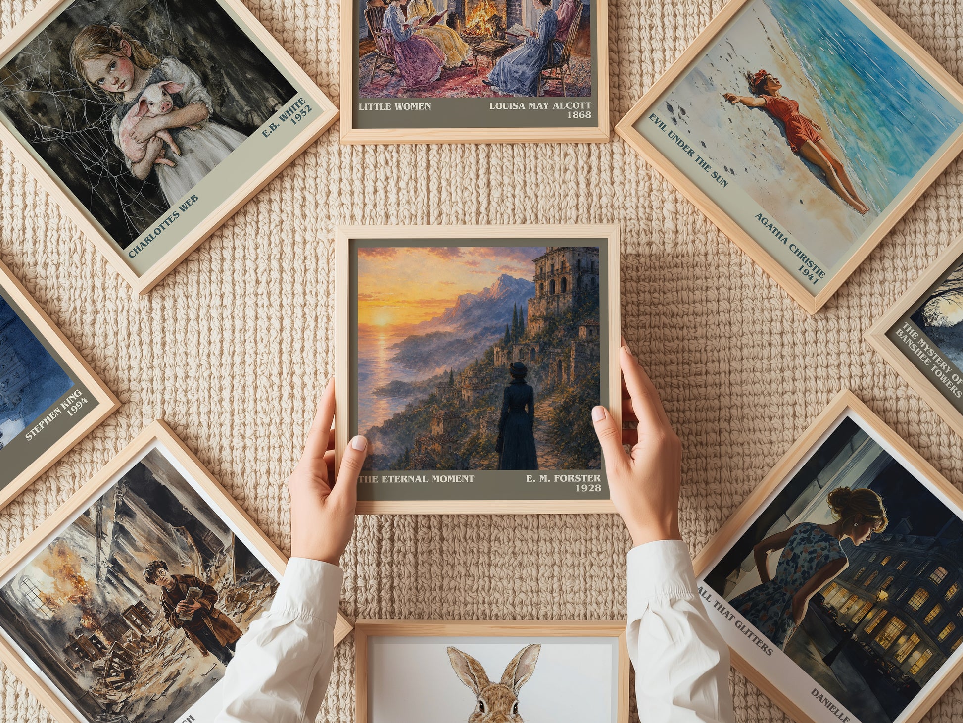 The Eternal Moment literary book poster framed on wall – literary fiction wall art