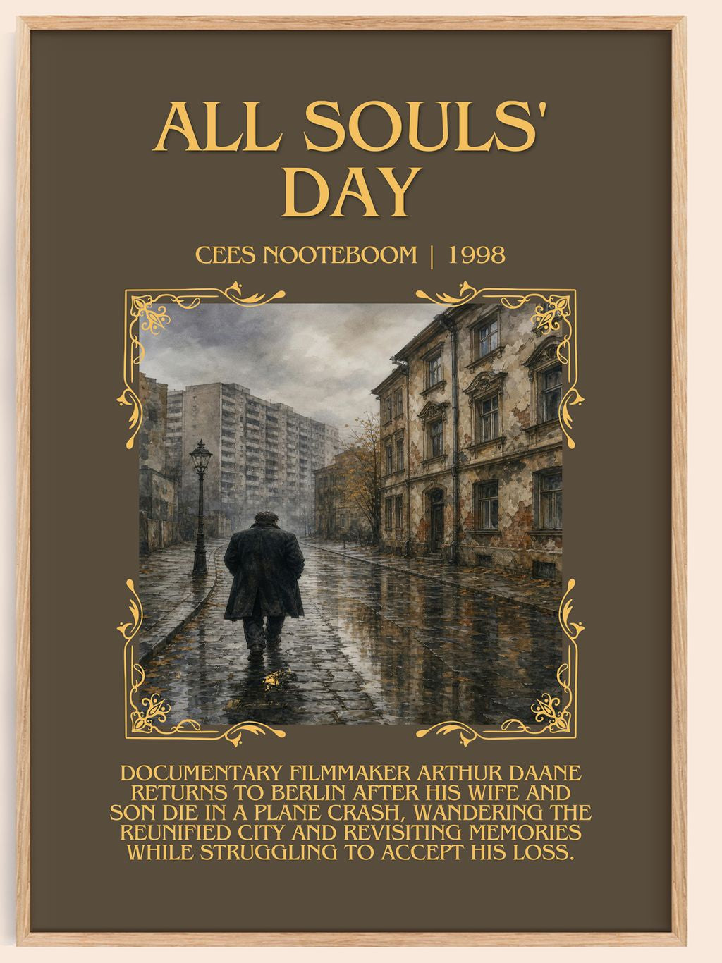All Souls' Day Minimalist Book Poster by Cees Nooteboom – book poster