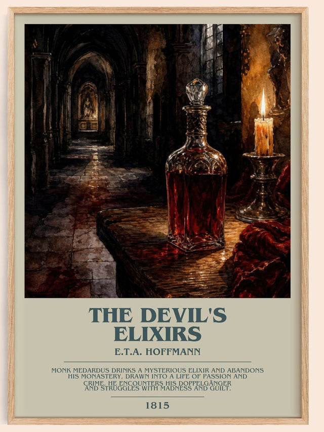 The Devil'S Elixirs Bookish Wall Art by E.T.A. Hoffmann