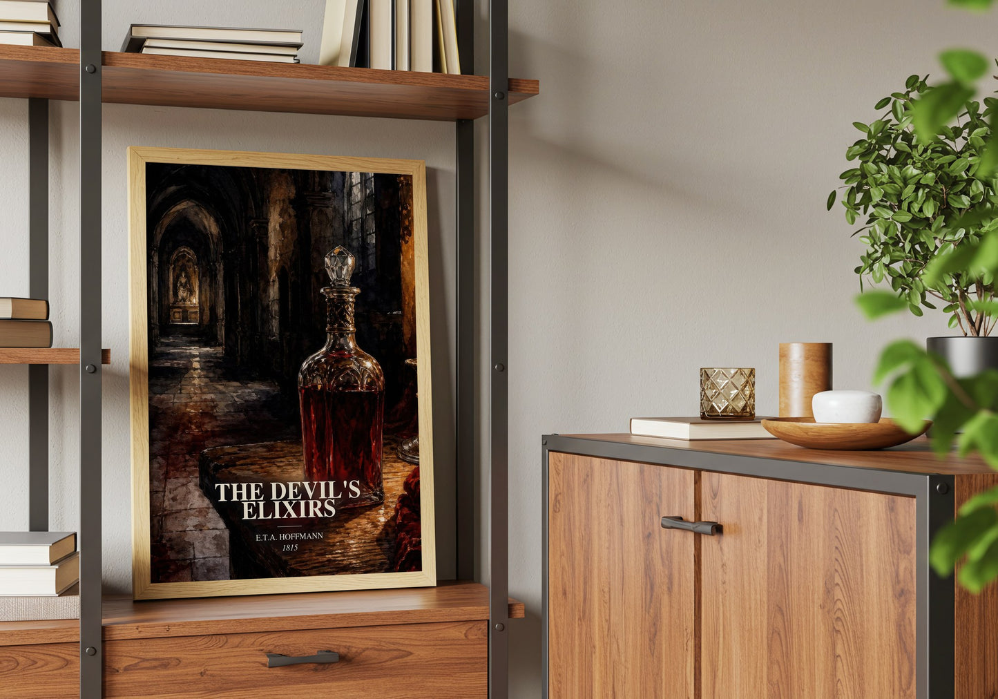 The Devil'S Elixirs book watercolour illustration paper finish options – matte satin gloss