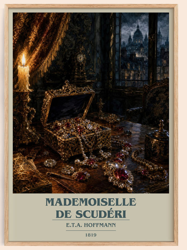Mademoiselle De Scudéri Book Cover Poster by E.T.A. Hoffmann