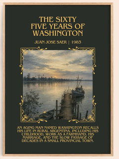 Sixty Five Years Of Washington Minimalist Book Poster by J. Saer – book poster