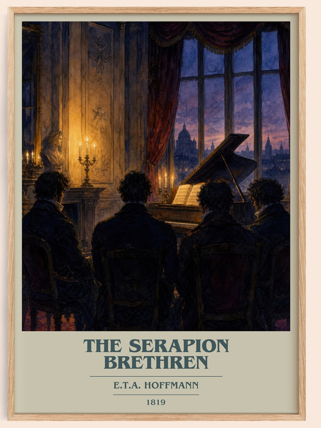 The Serapion Brethren Book Cover Poster by E.T.A. Hoffmann