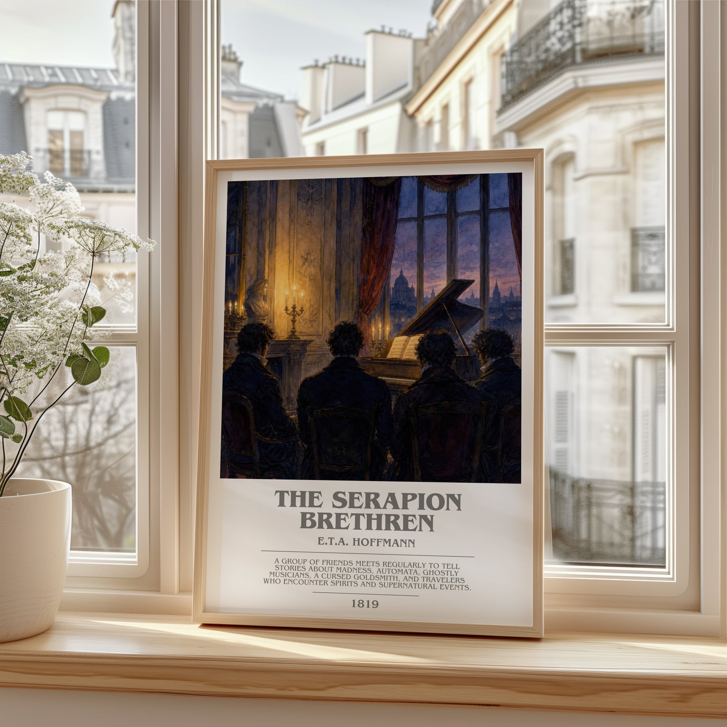 The Serapion Brethren bookish poster colour and style options – E.T.A. Hoffmann book art
