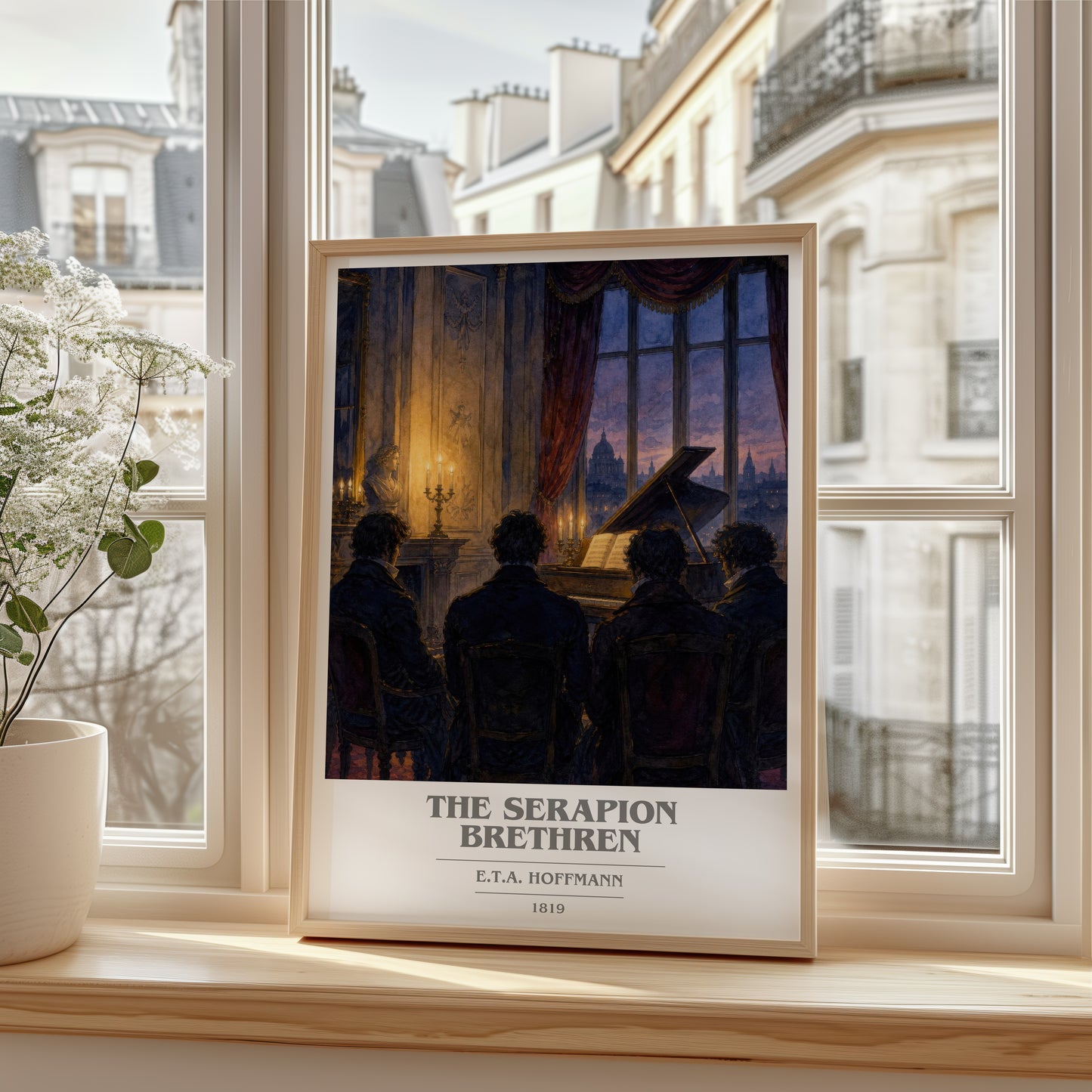 The Serapion Brethren book cover poster colour and style options – E.T.A. Hoffmann book art