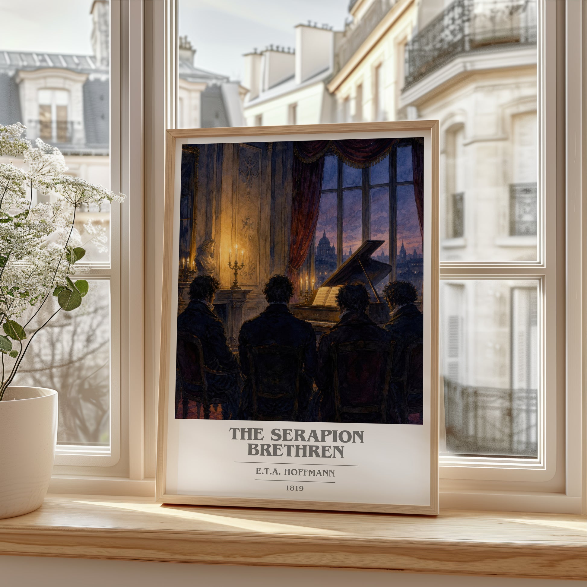 The Serapion Brethren book cover poster colour and style options – E.T.A. Hoffmann book art