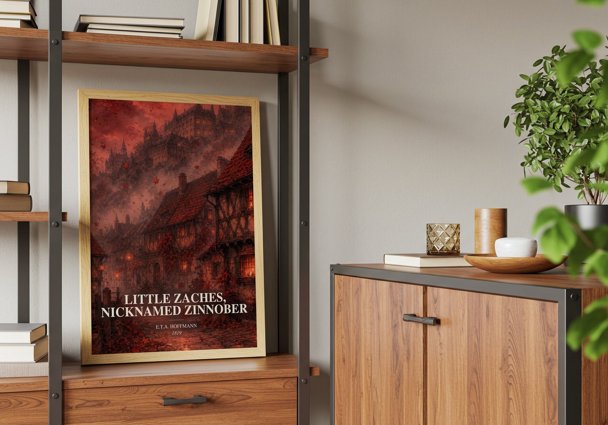 Little Zaches, Nicknamed Zinnober book watercolour illustration paper finish options – matte satin gloss