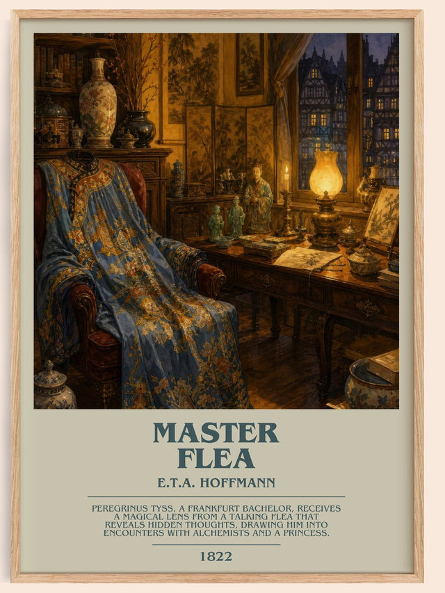 Master Flea Bookish Wall Art by E.T.A. Hoffmann