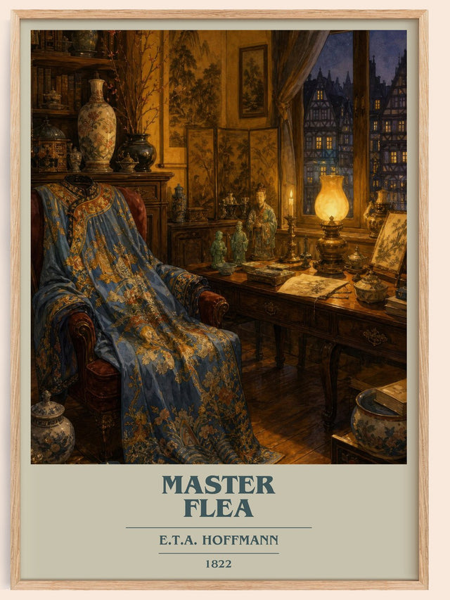 Master Flea Book Cover Poster by E.T.A. Hoffmann