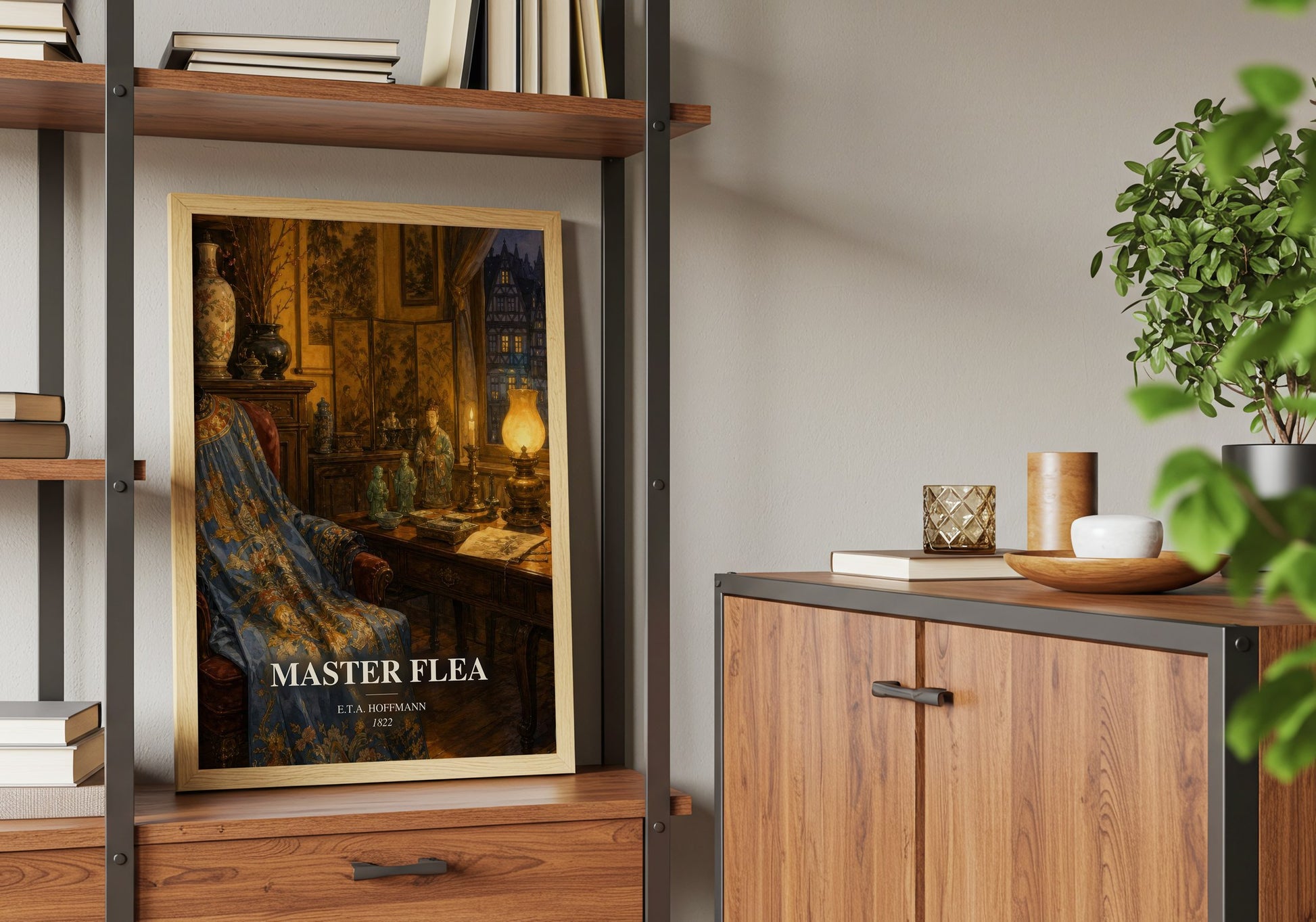 Master Flea book watercolour illustration paper finish options – matte satin gloss