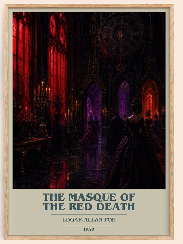 The Masque Of The Red Death Book Cover Poster by Edgar Allan Poe