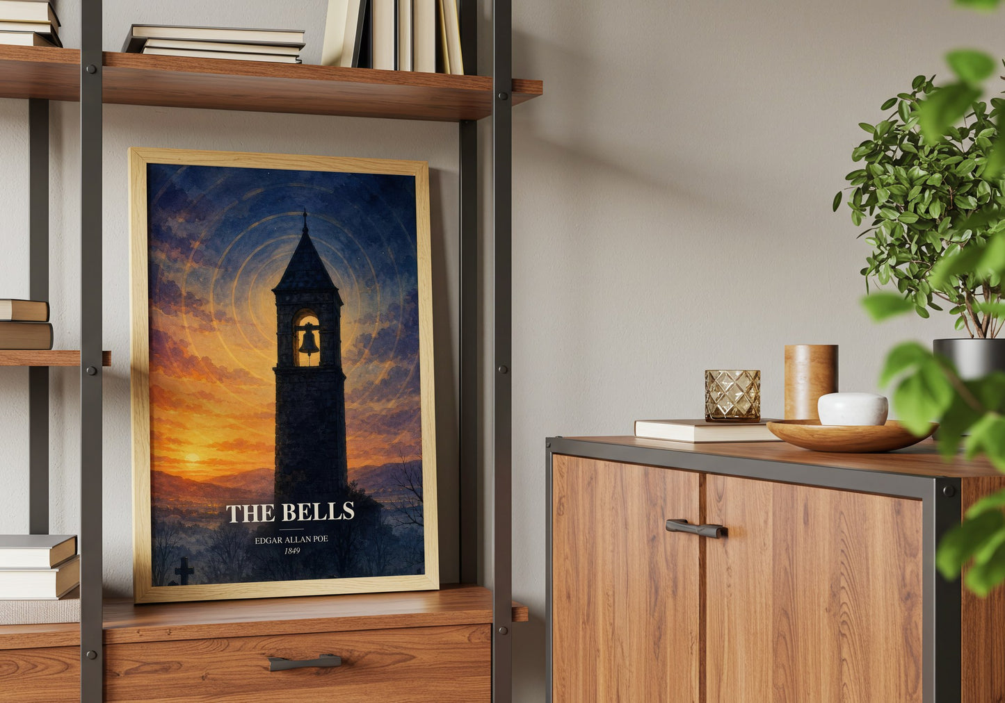 The Bells book watercolour illustration paper finish options – matte satin gloss