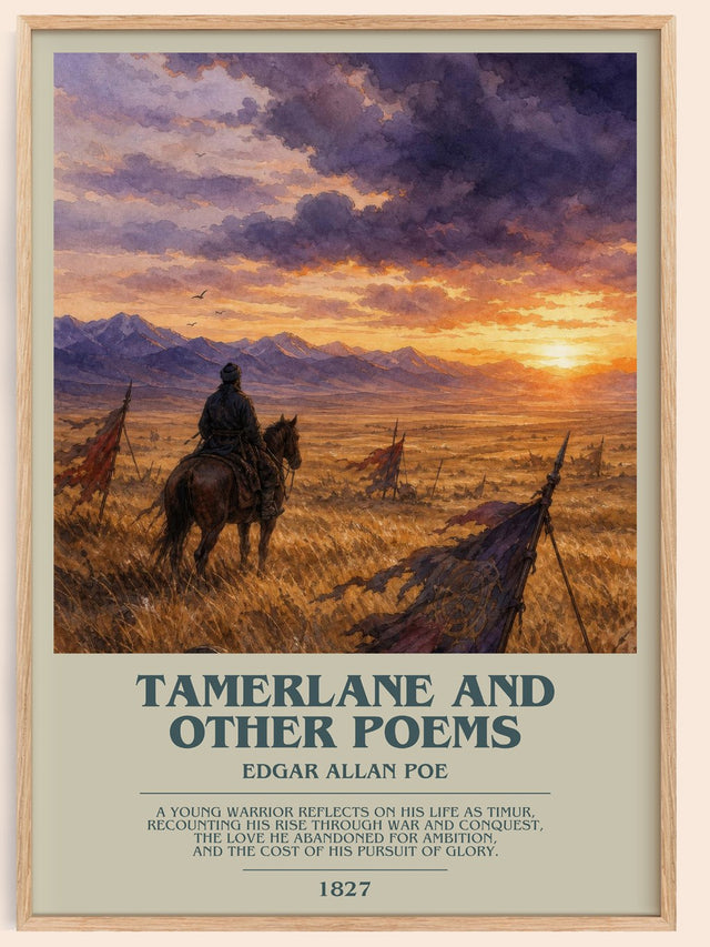 Tamerlane And Other Poems Bookish Wall Art by Edgar Allan Poe