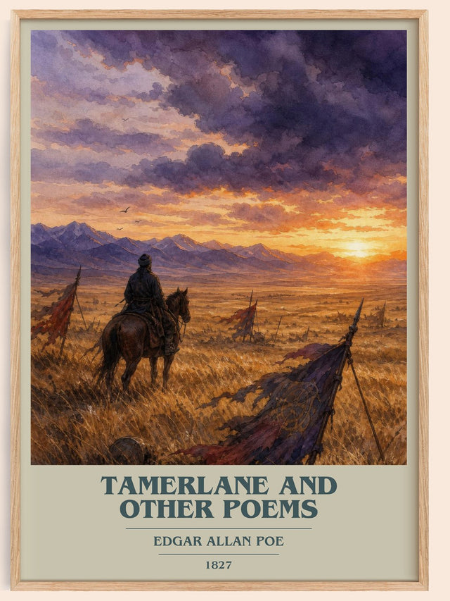 Tamerlane And Other Poems Book Cover Poster by Edgar Allan Poe